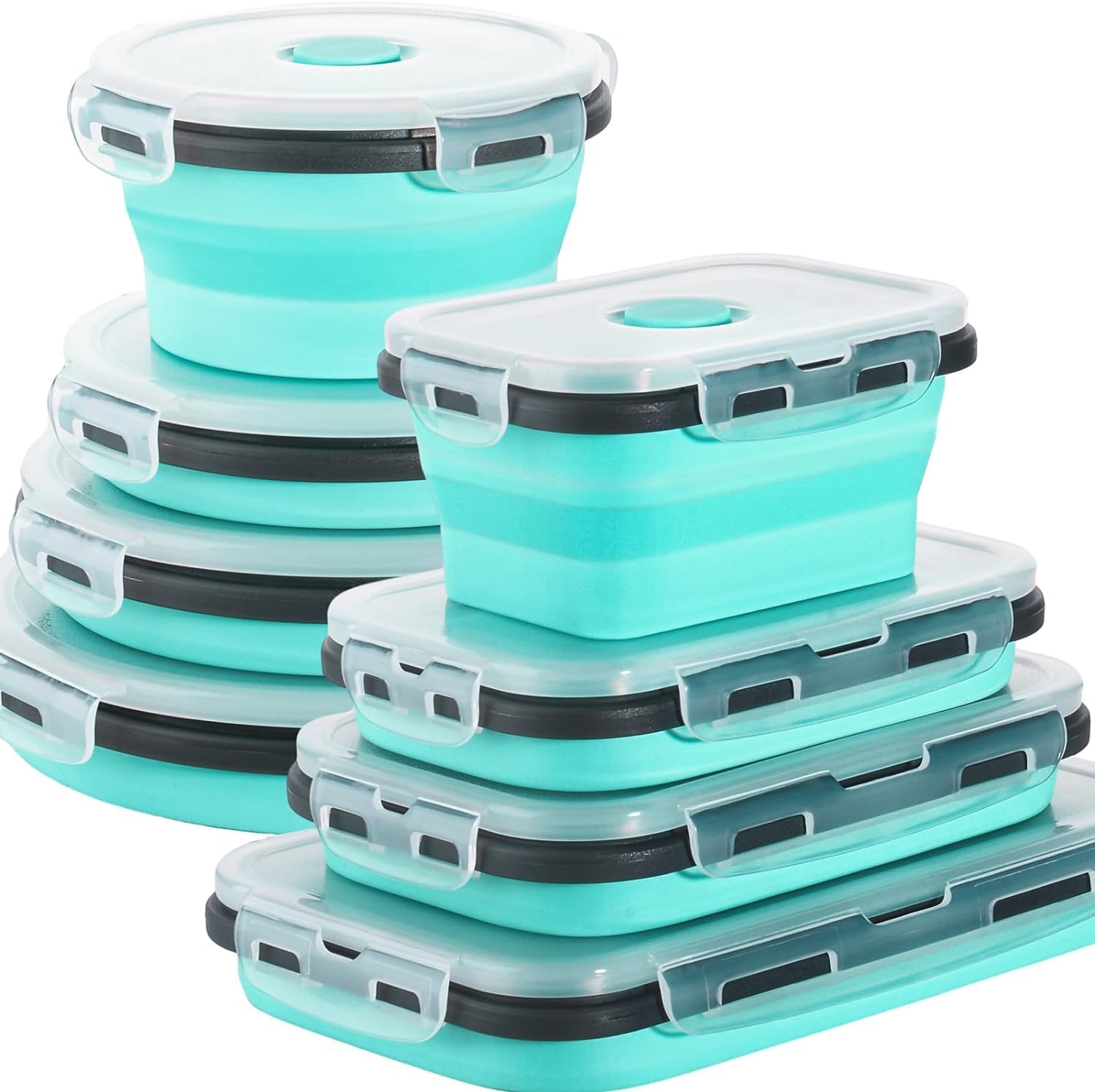 71+iwf90XZL._AC_SL1500_RV 8-PK Collapsible Food Storage Containers