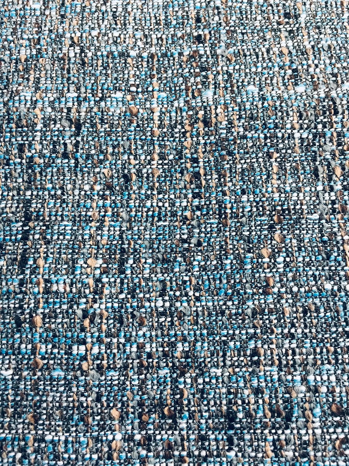 Thick Linen Teal-Blue