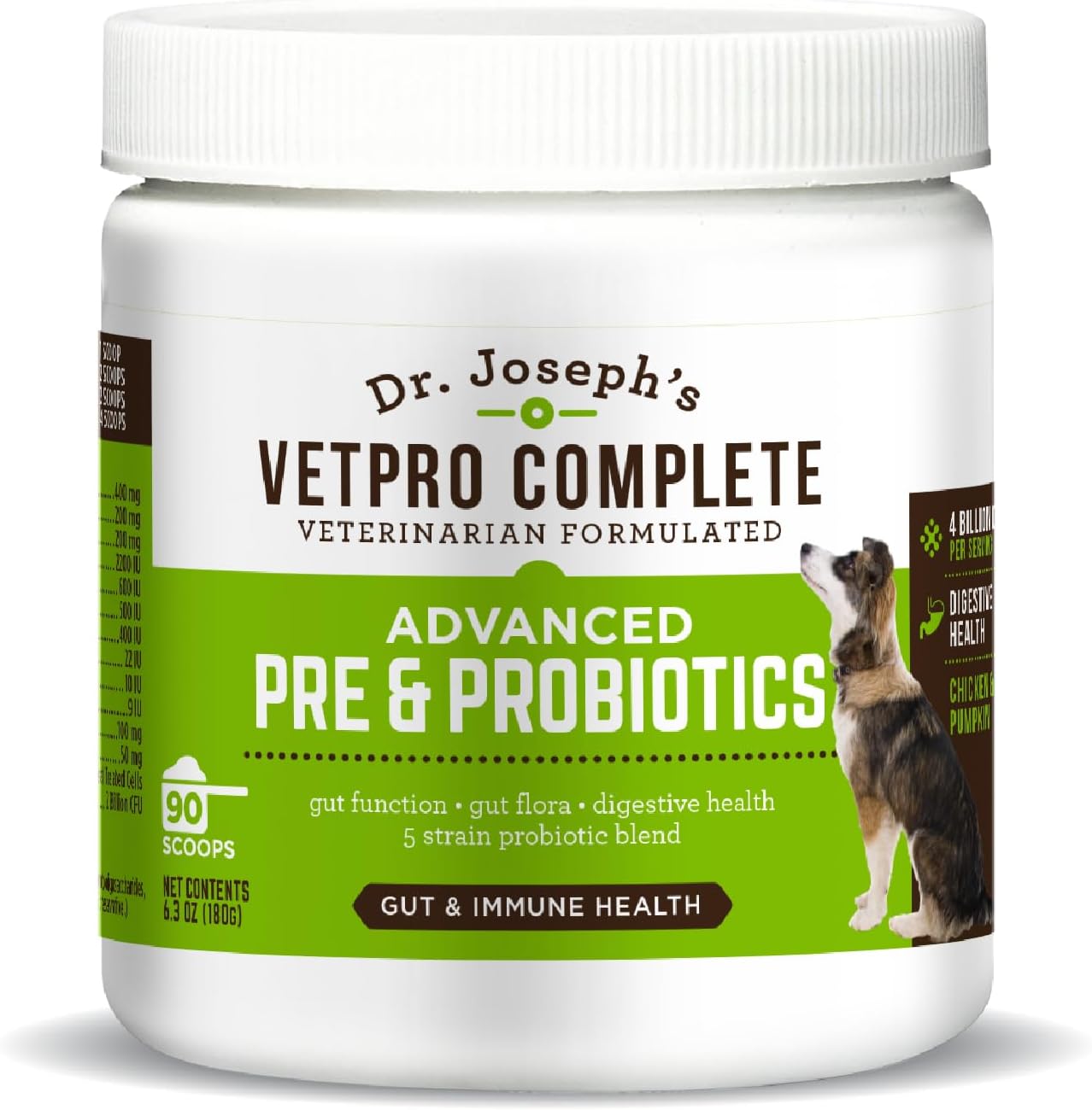 61pionYDuIL._AC_SL1500_VetPro Complete Advanced Powdered Pre & Probiotics for Dogs