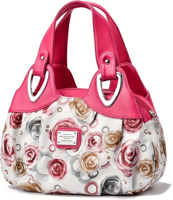 71ZrBGB+6KL._AC_SY695_Fashion Vegan Leather Handbag for Women Multi Pocket Large Soft Hobo Bag