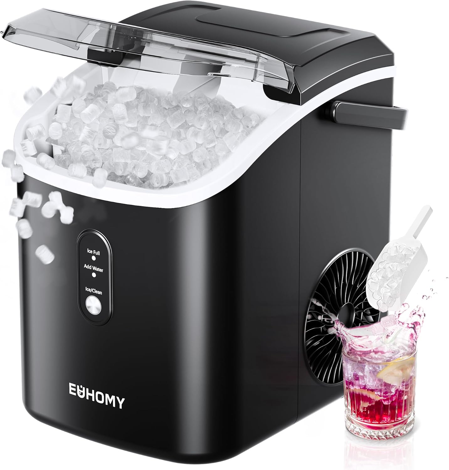 71dHlxHLqTL._AC_SL1500_Nugget Ice Maker Countertop with Handle, Ready in 6 Mins,