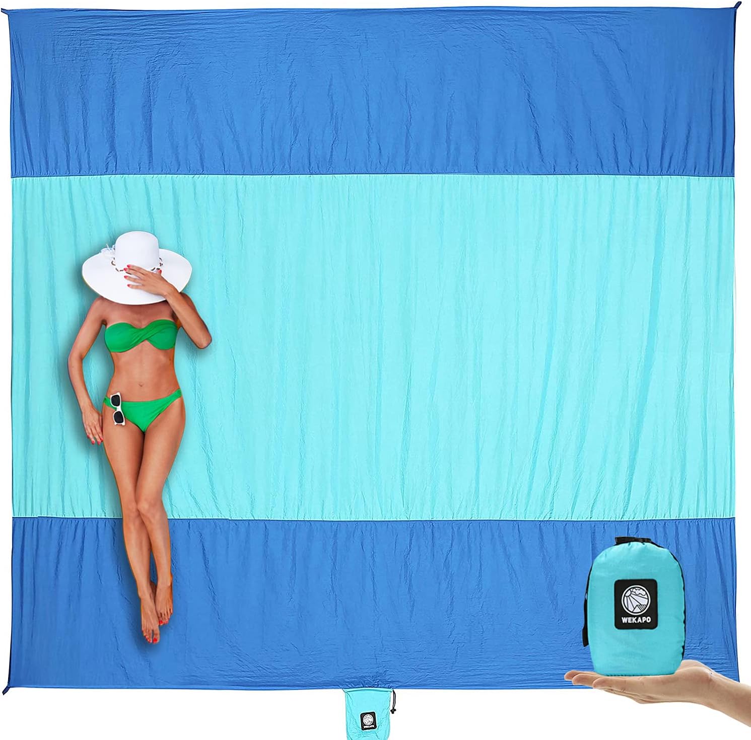 Extra Large Beach Blanket-Water and Sandproof-Nylon