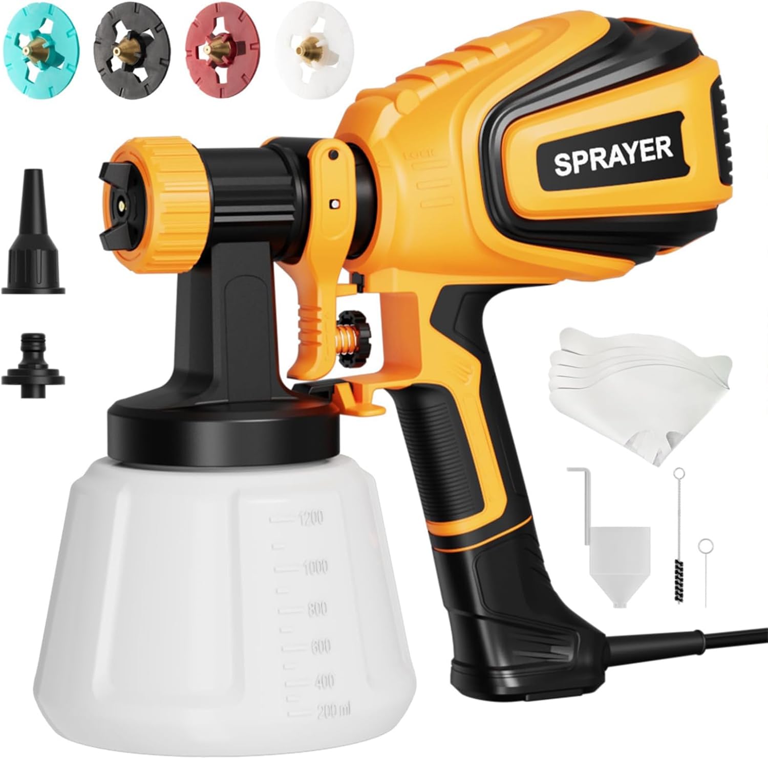 6126RZXQJ7L._AC_SL1500_Paint Sprayer, 700W HVLP Spray Gun