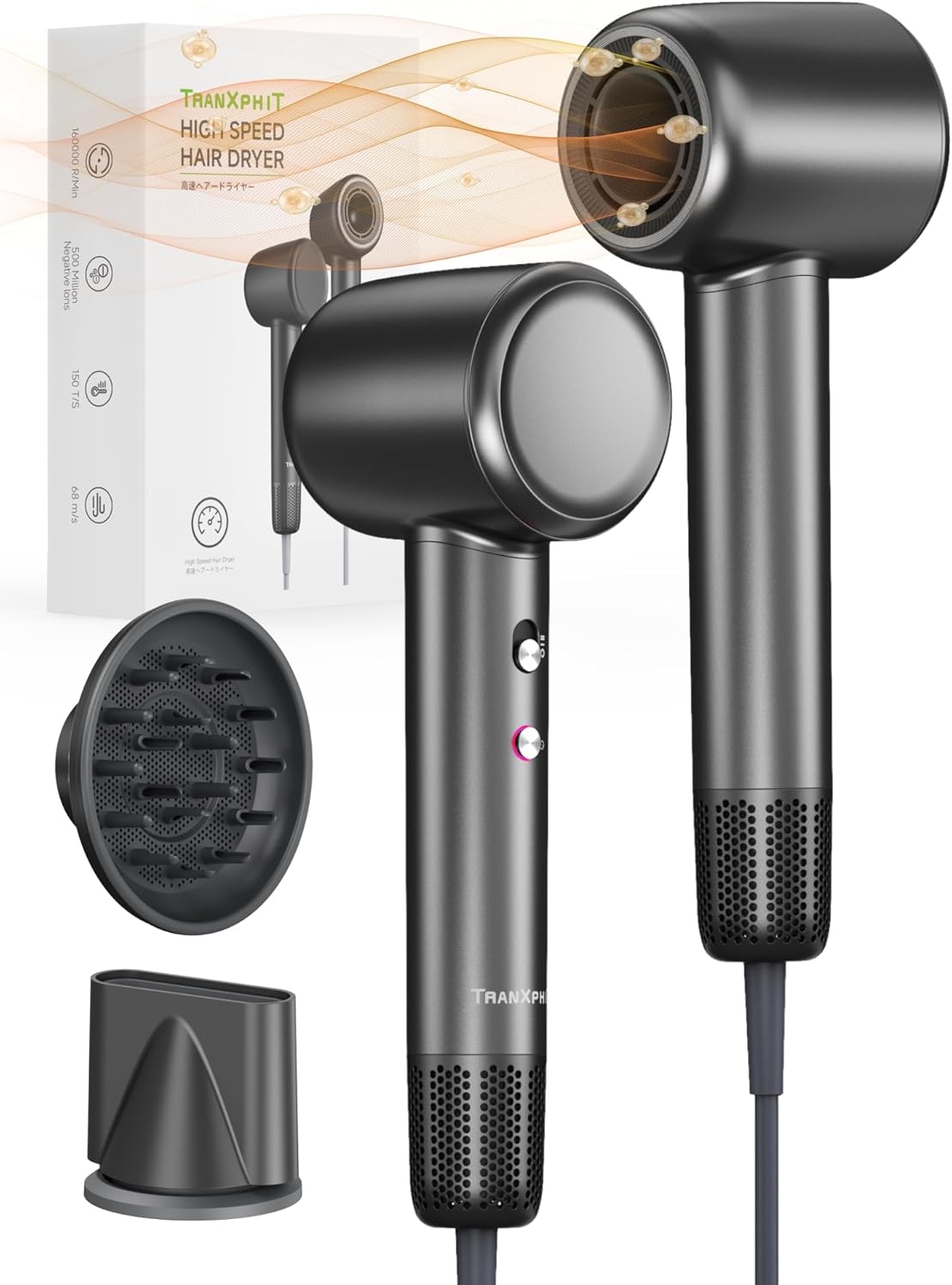 717VTmmNXVL._AC_SL1500_160000 RPM Professional Curly Hair Dryer