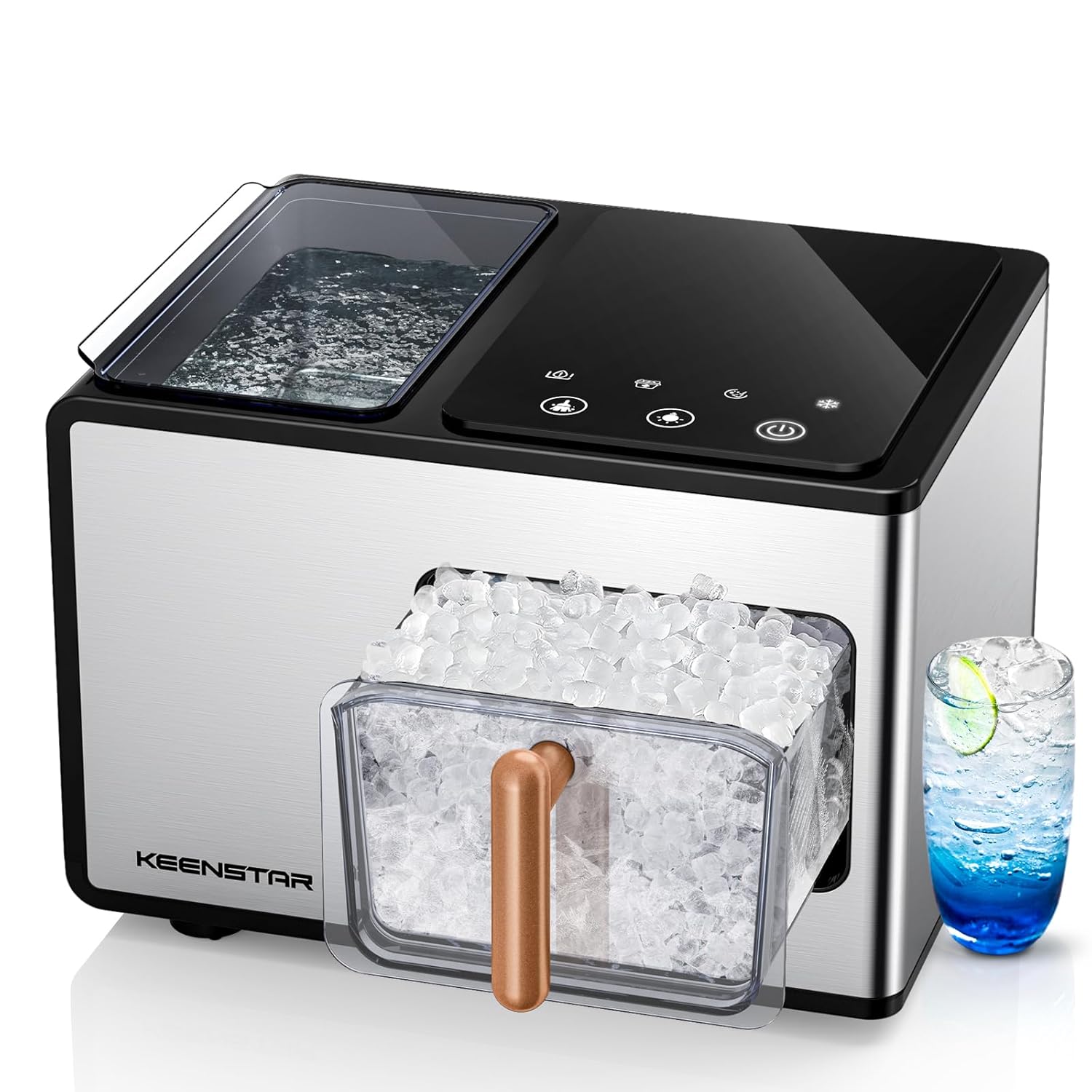 71A6sZZkwBL._SL1500 Keenstar_Nugget Ice Maker Countertop,