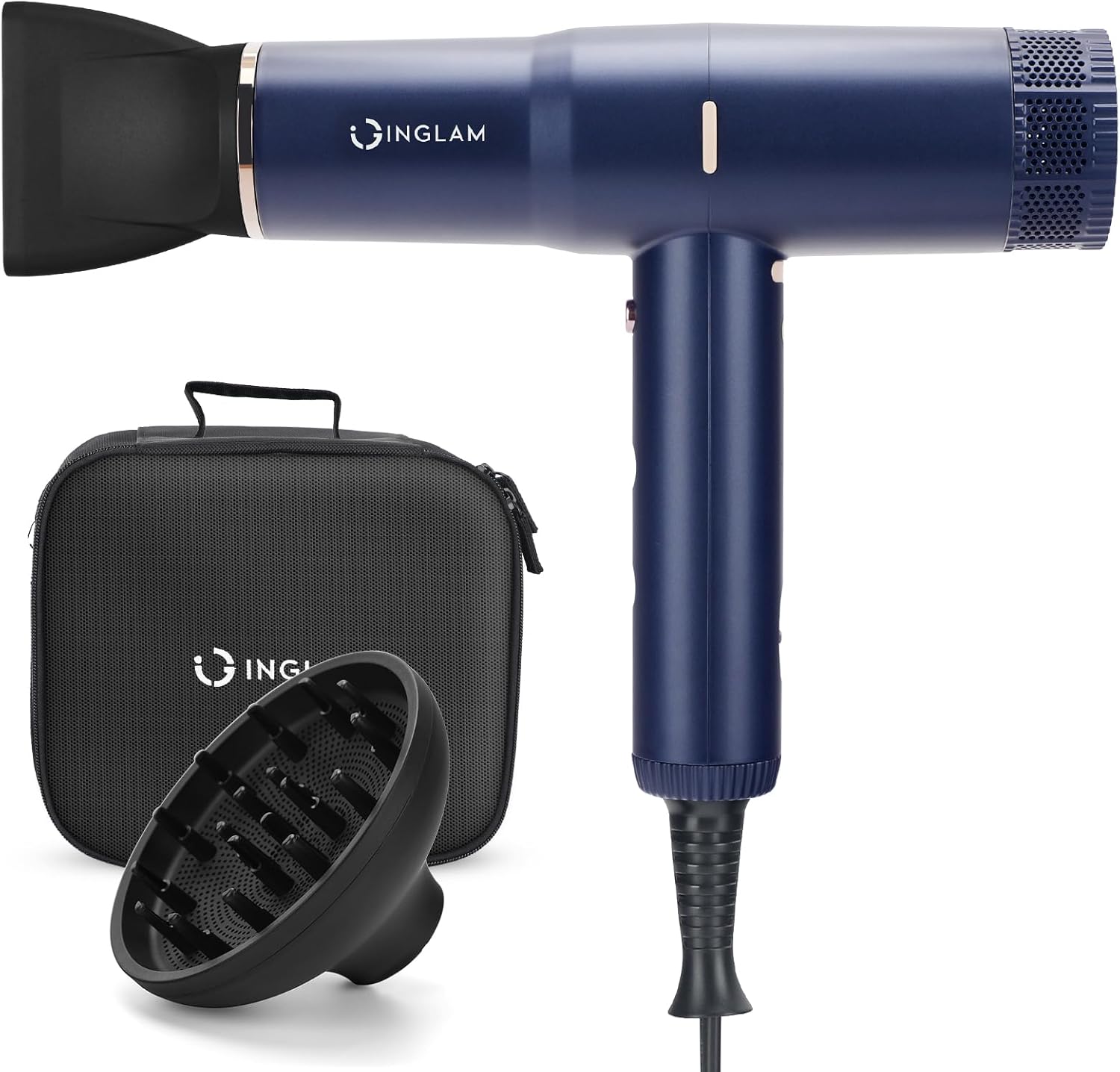 71Jx2pNrDfL._AC_SL1500_Hair Dryer, IG INGLAM 1875W Ionic Blow Dryer