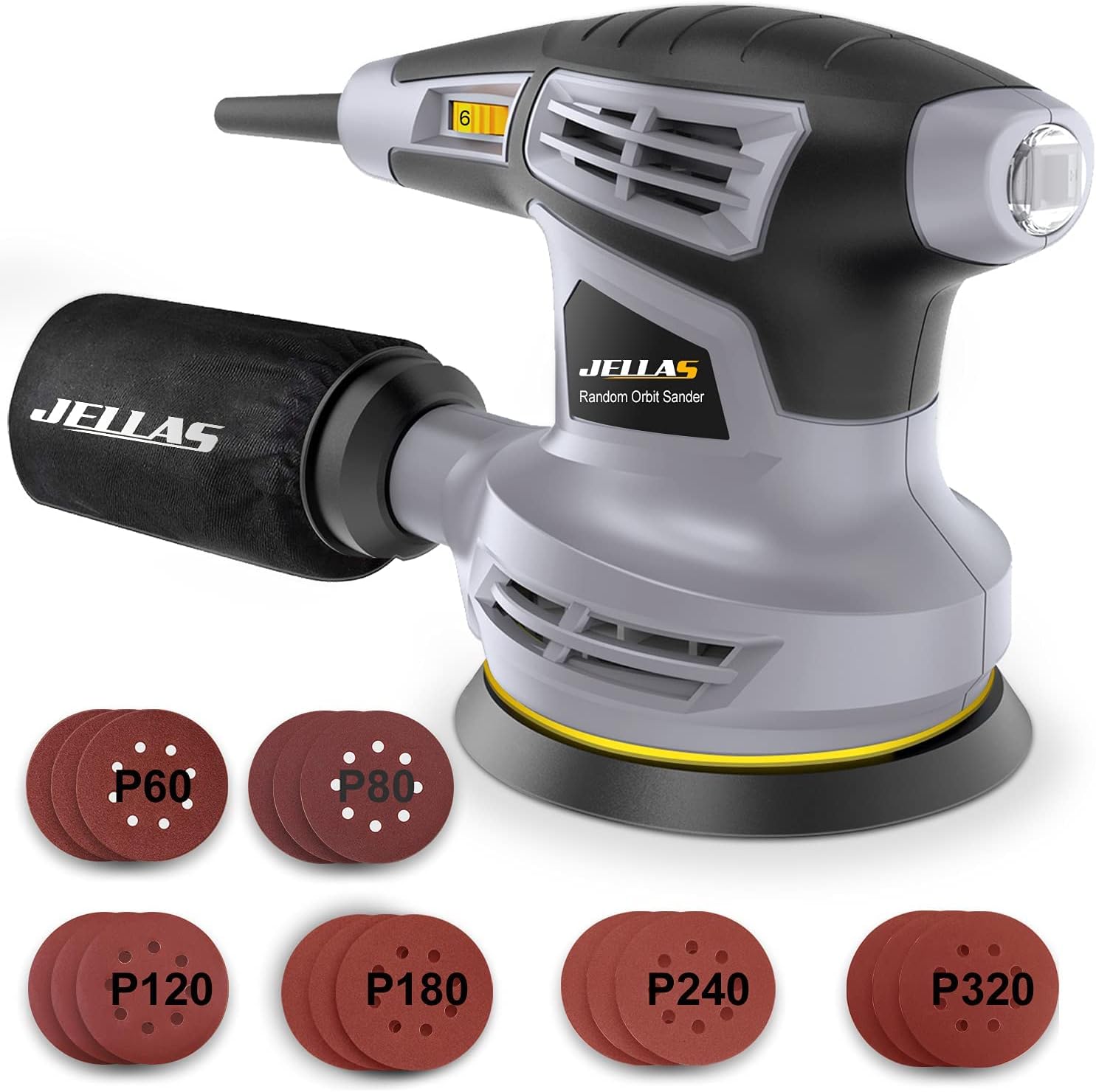 71n4oygGsRL._AC_SL1500_Jellas 5-Inch Random Orbital Sander