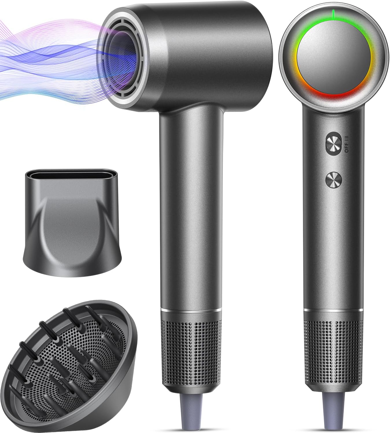 71rr2ca+atL._AC_SL1500_High-Speed Hair Dryer - 3 Min Fast Drying,