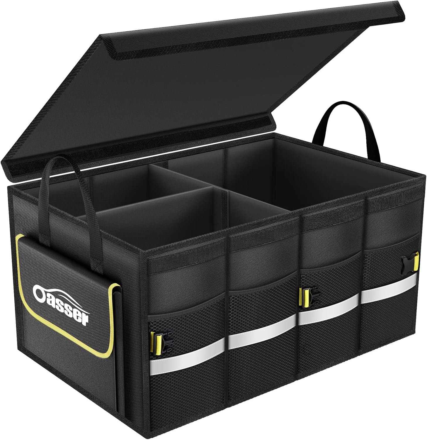 Oasser Car Trunk Organizer Storage Organizer Waterproof Standard Black