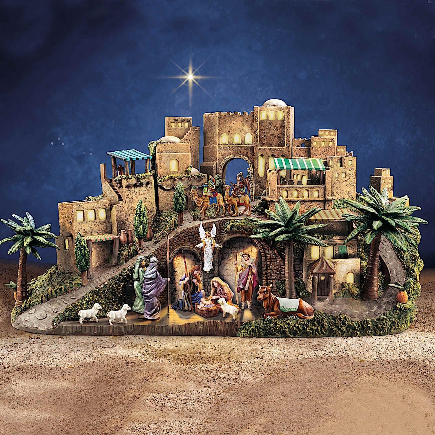 The Bradford Exchange TK Revolving Nativity