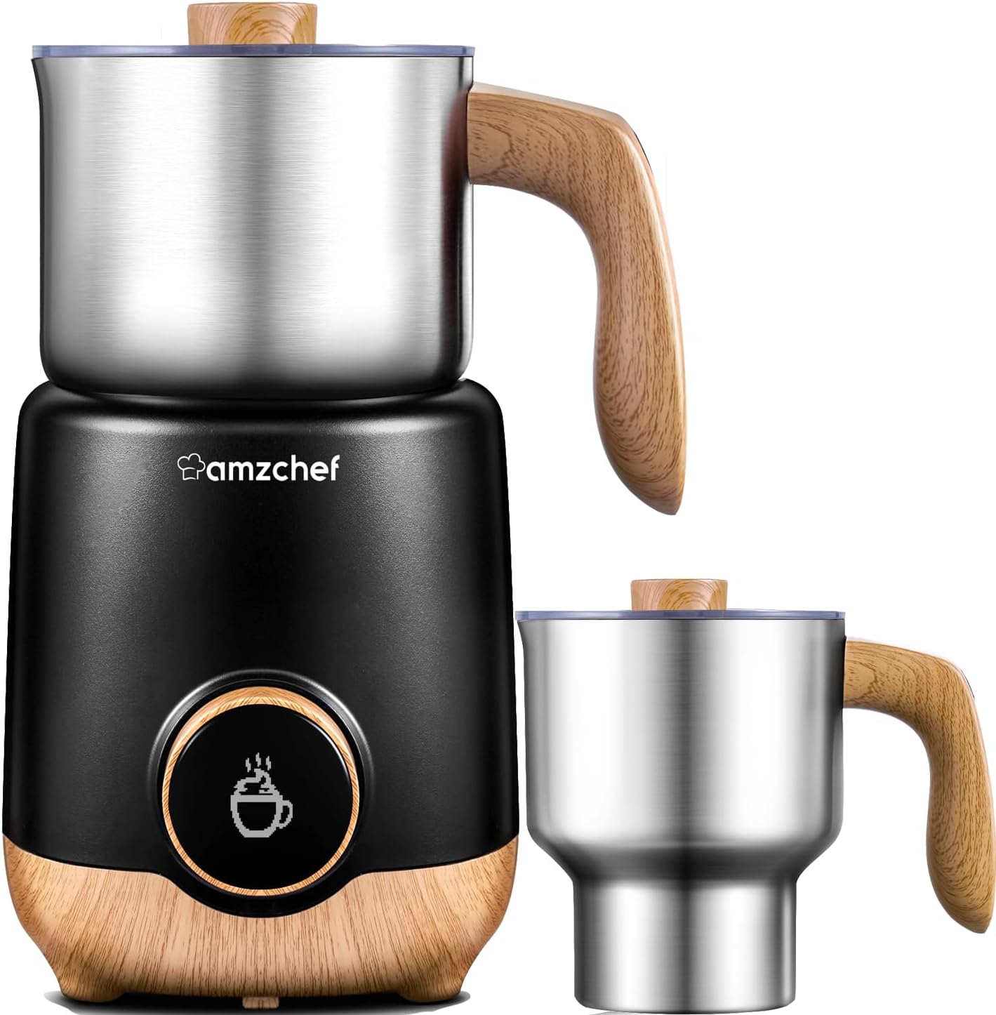 in-1 IH Induction Heating Frother with 2 Cups (21oz & 13.5oz), Automatic Cold Foam & Heated Milk