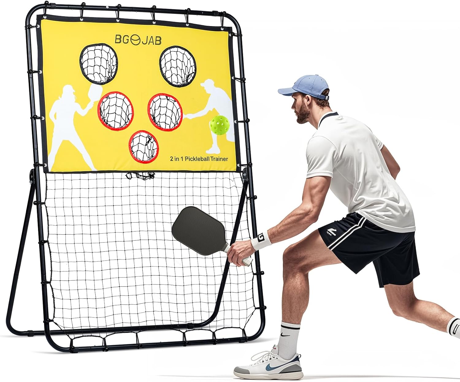 2 in 1 Pickleballs Training Equipment for Accuracy and Skill Development