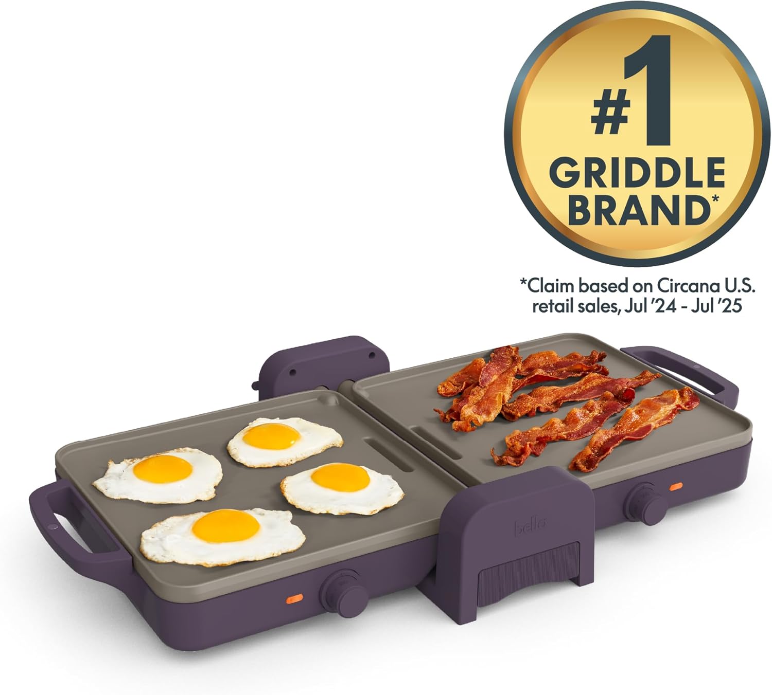 Ceramic Fold-n-Store Dual Temp Griddle