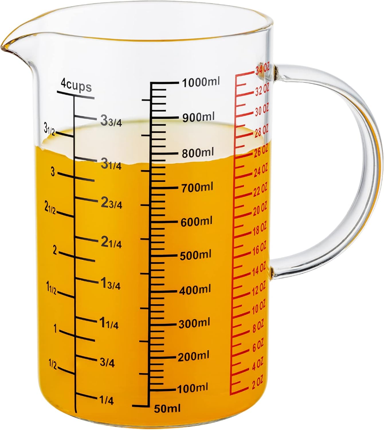 High Borosilicate Glass Measuring Cup for Kitchen