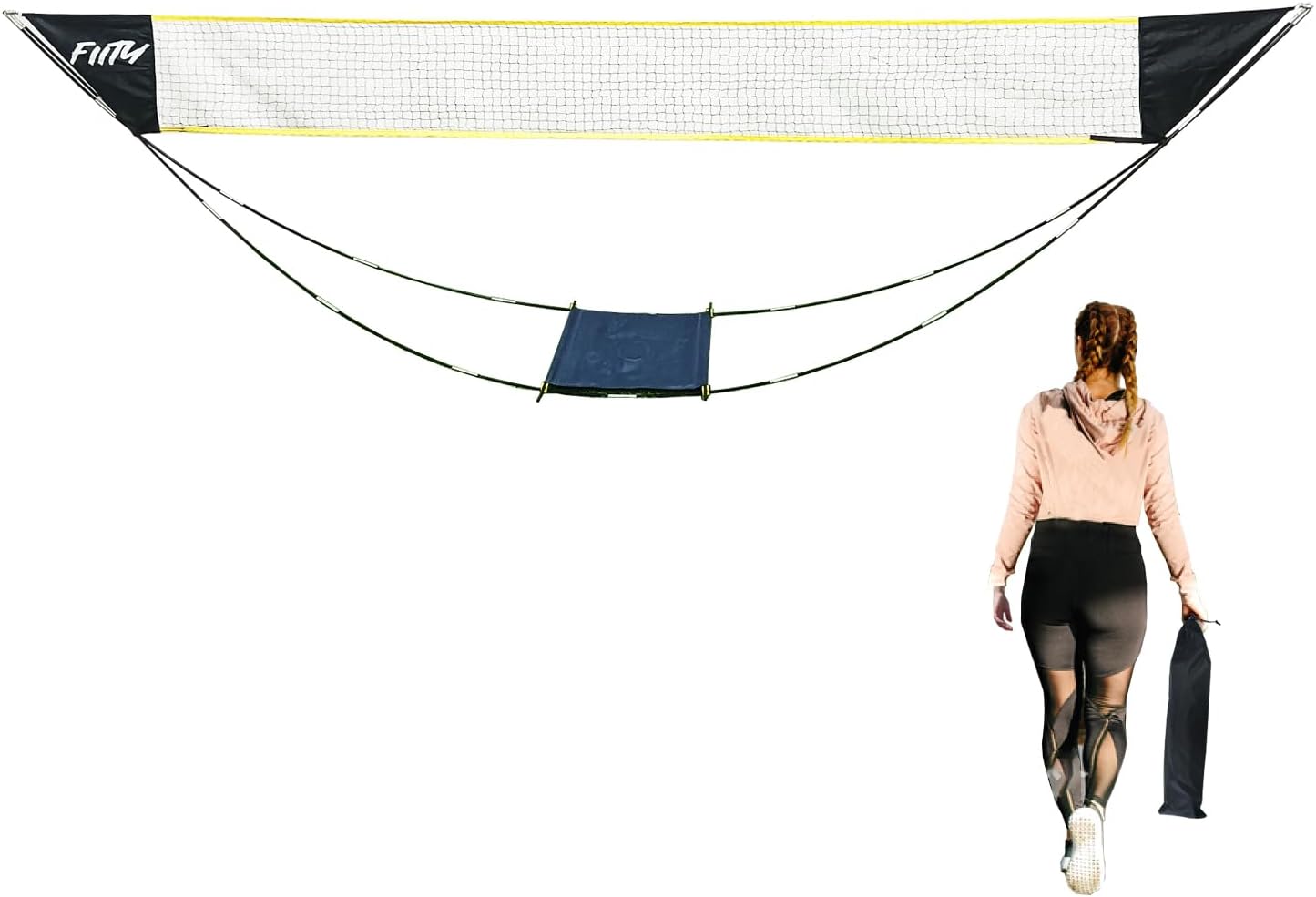 Indoor & Outdoor-Mini Portable Pickleball Net, Easy Setup for Hallway, Driveway, Backyard, No Tools or Stakes Required