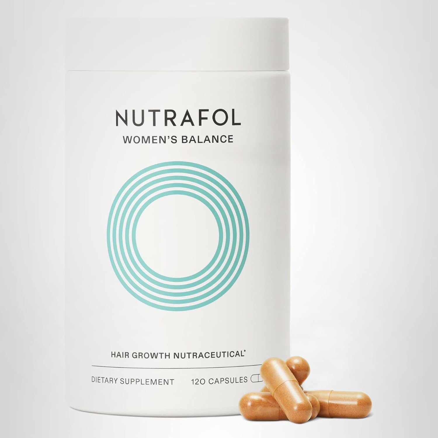 Nutrafol Women's Balance Hair Growth Supplements, Ages 45 and Up, Clinically Proven