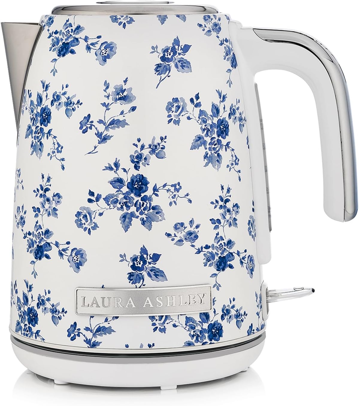 Laura Ashley Stainless Steel Electric Kettle 1.7 Liter - 1500W Rapid Boil Electric Kettles