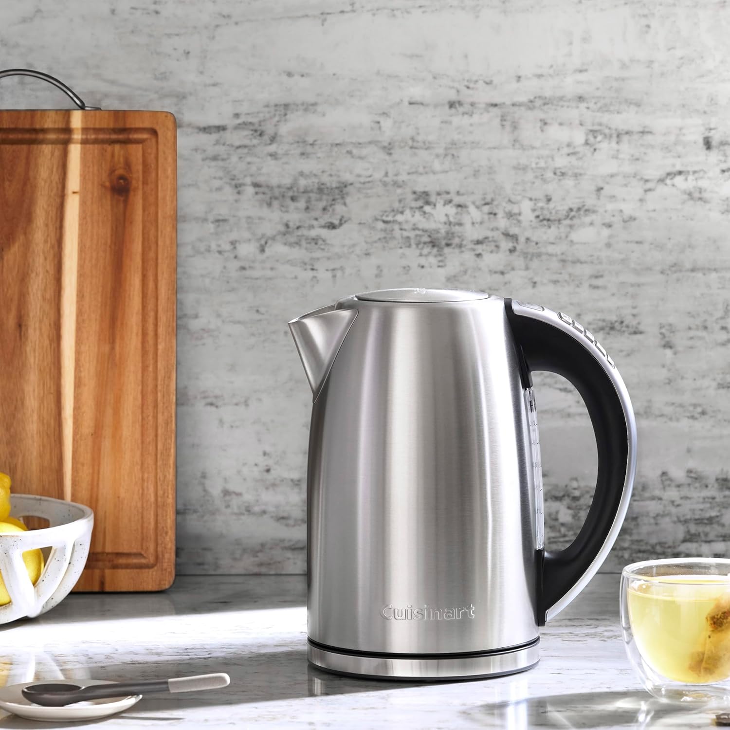 PerfecTemp 1.7-Liter Electric Kettle, Cordless Electric Tea Kettle, 1500W for Fast Heat-Up